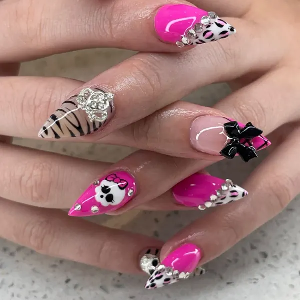 Nail work by Tessa’s Talons