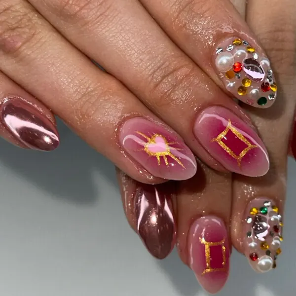 Nail work by Tessa’s Talons