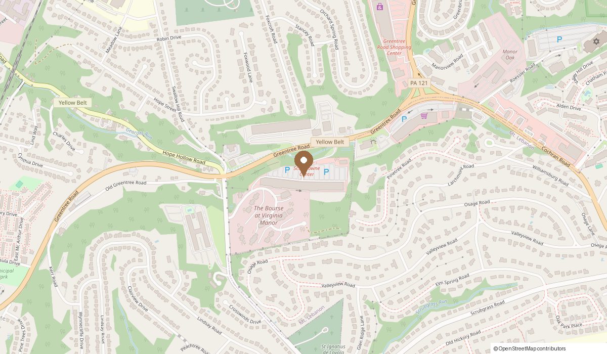 Map: 2101 Greentree Road suite 402, Pittsburgh, PA 15220