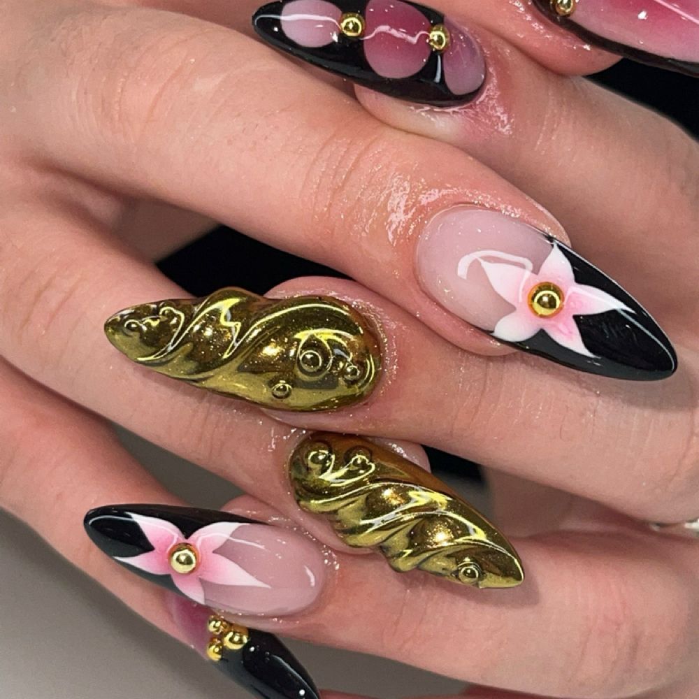Nail work by Tessa’s Talons